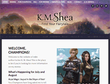 Tablet Screenshot of kmshea.com